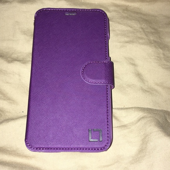 iPhone 11 purple leather wallet case - Picture 6 of 9